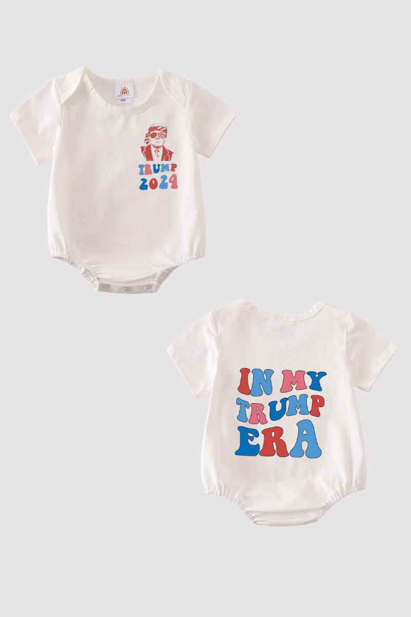 Cream Trump t-shirt Adult Kids and baby bubble