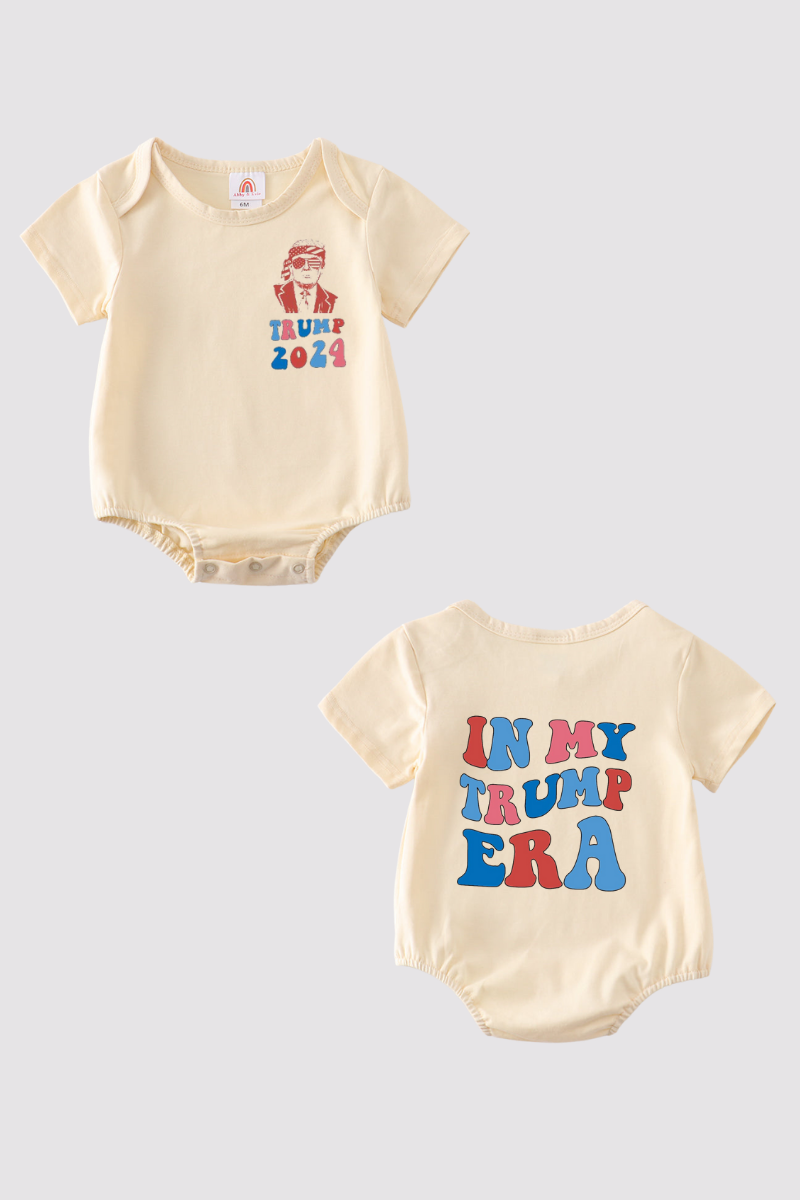 Beige Trump t-shirt Adult Kids and baby bubble