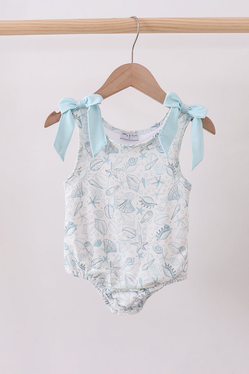 Sea shell bow swimsuit