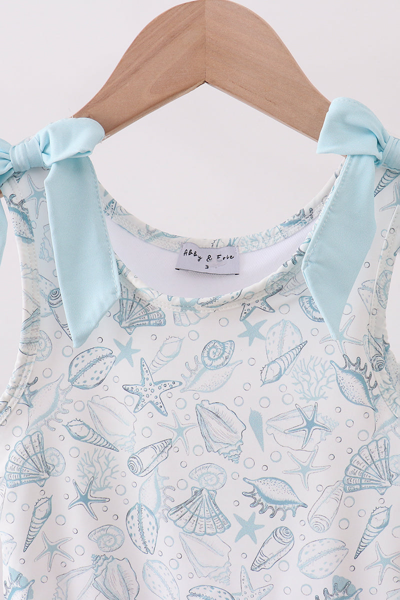 Sea shell bow swimsuit