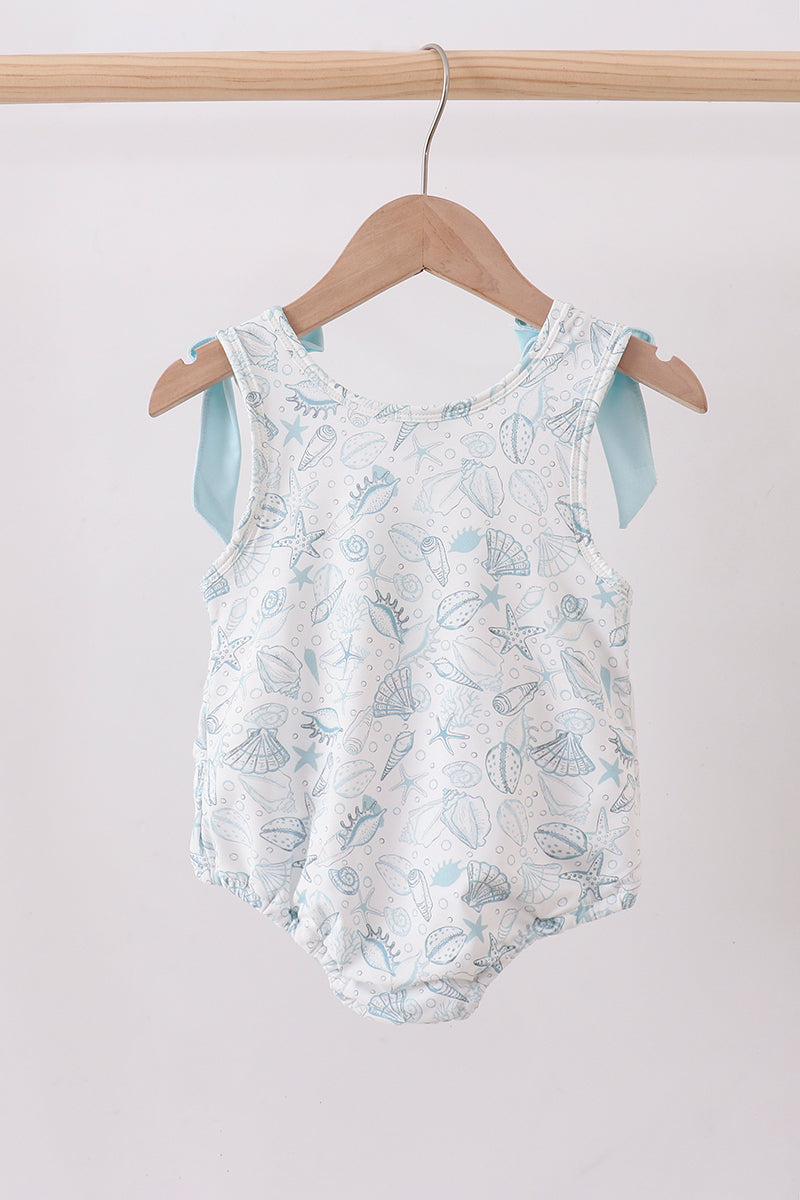 Sea shell bow swimsuit