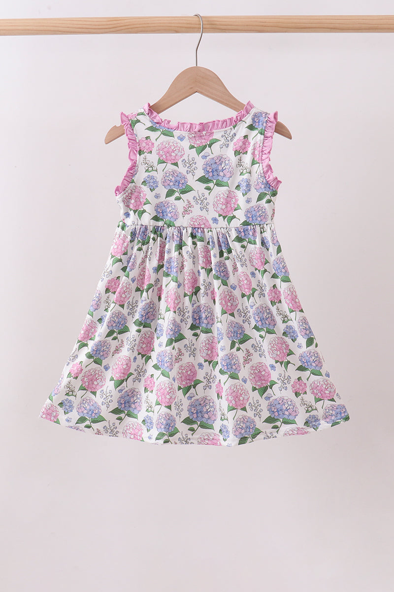 Purple Hydrangea Dress