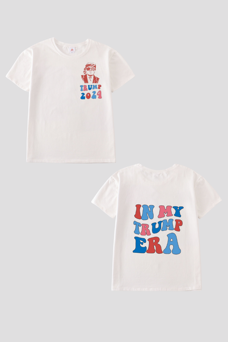 Cream Trump t-shirt Adult Kids and baby bubble