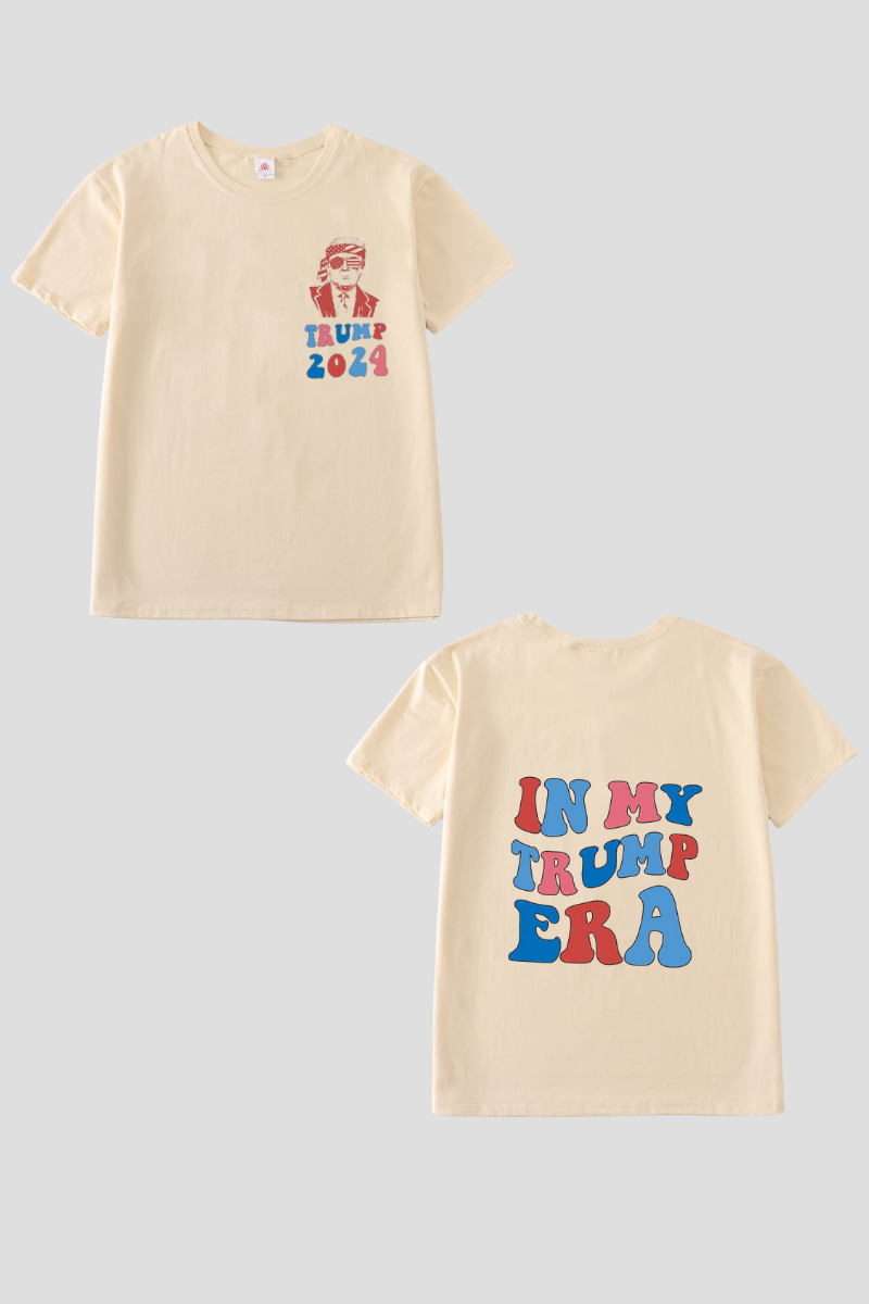 Beige Trump t-shirt Adult Kids and baby bubble