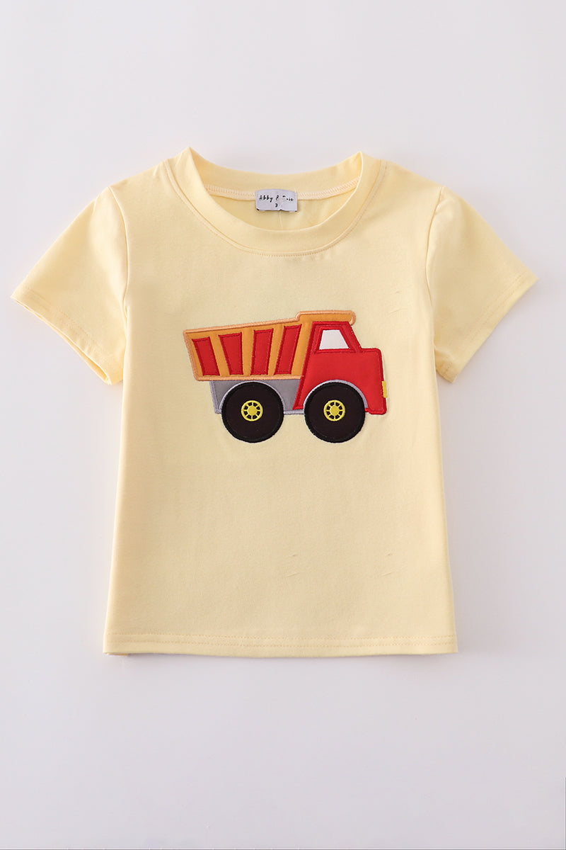Yellow truck applique top