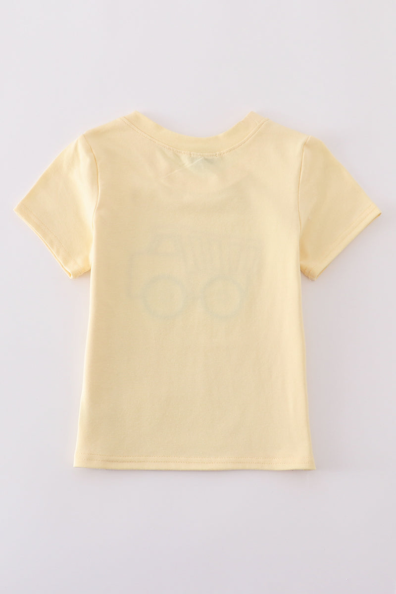 Yellow truck applique top