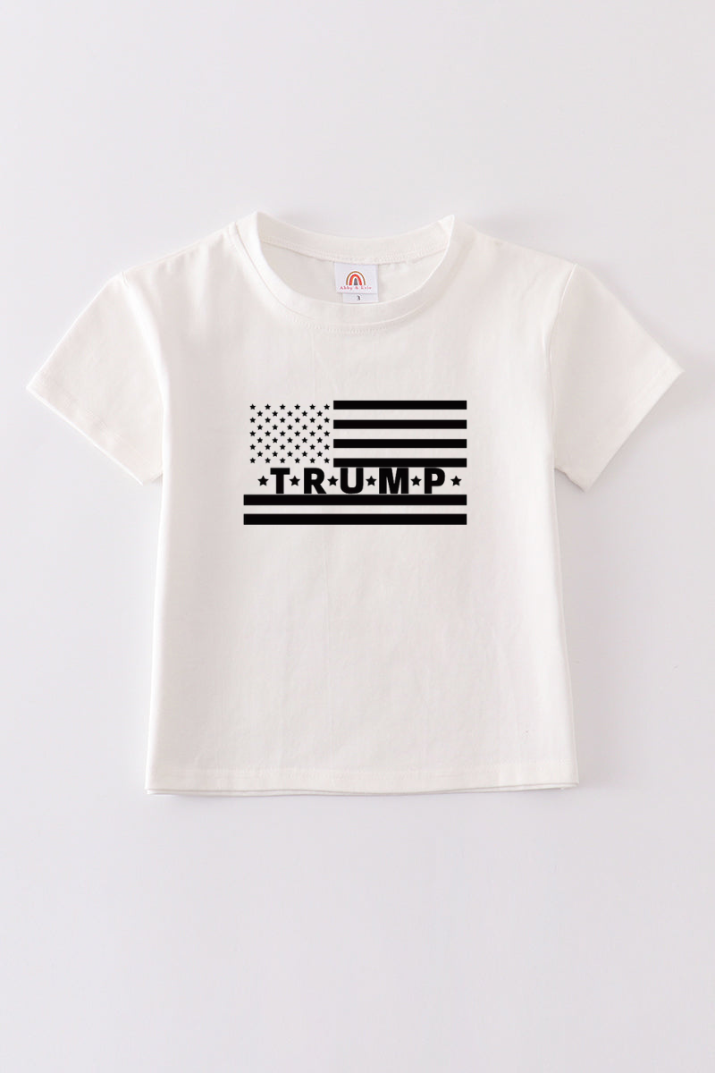 Cream Trump t-shirt Adult Kids and baby bubble