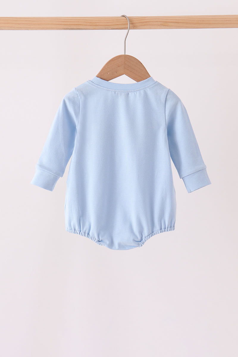 Blue Lil brother embroidery bubble