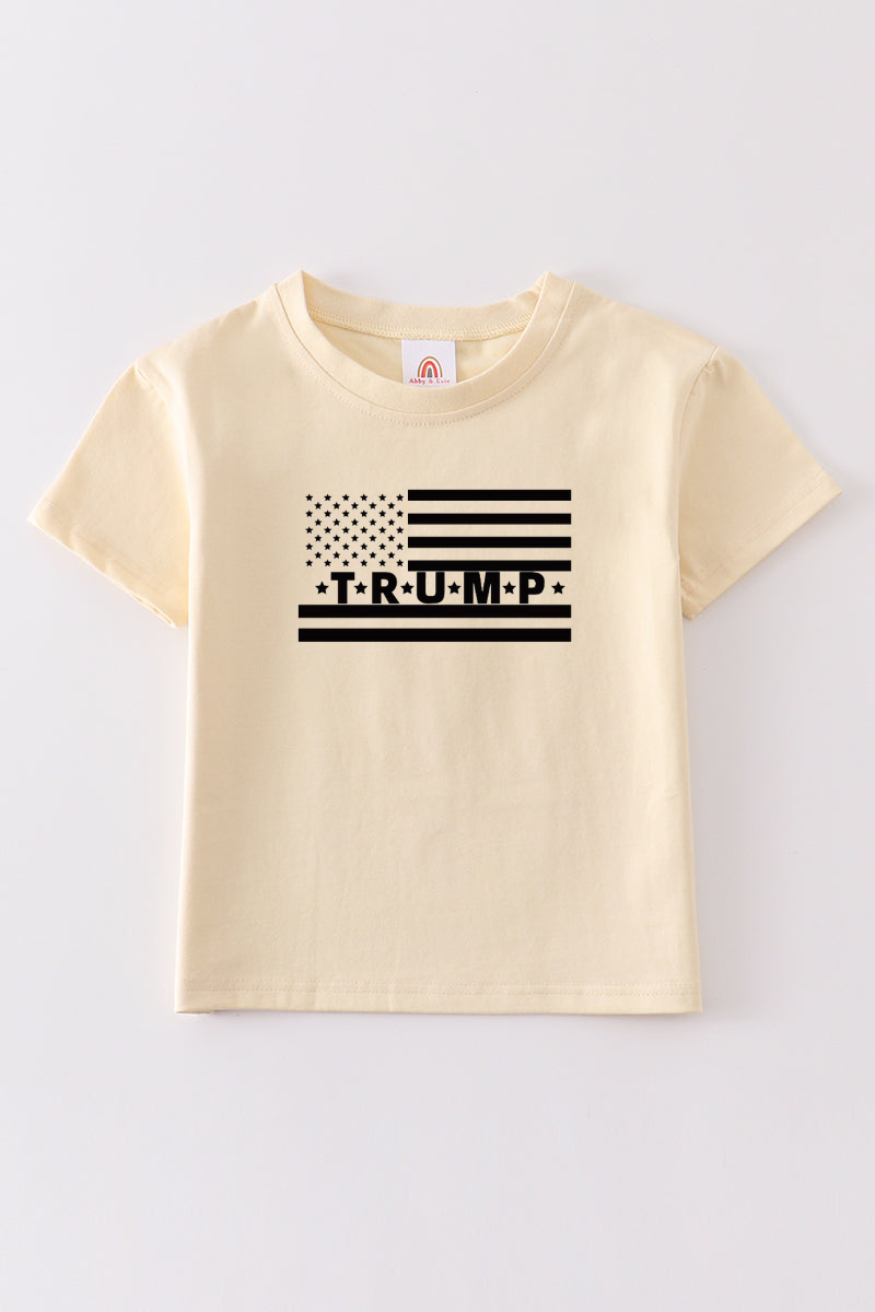 Beige Trump t-shirt Adult Kids and baby bubble