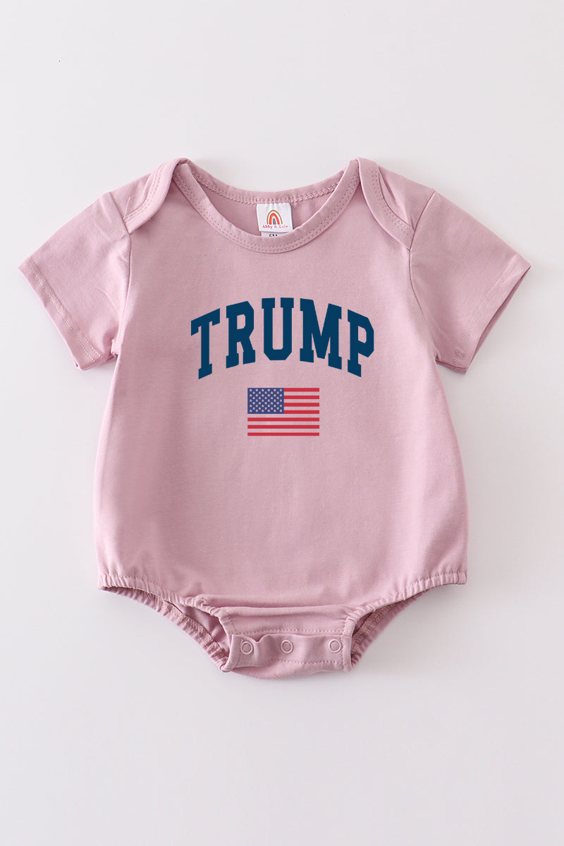 Purple Trump t-shirt Adult Kids and baby bubble