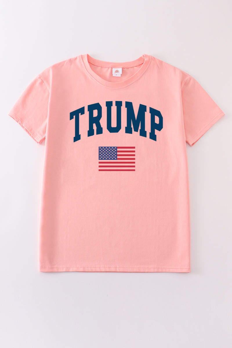 Pink Trump t-shirt Adult Kids and baby bubble