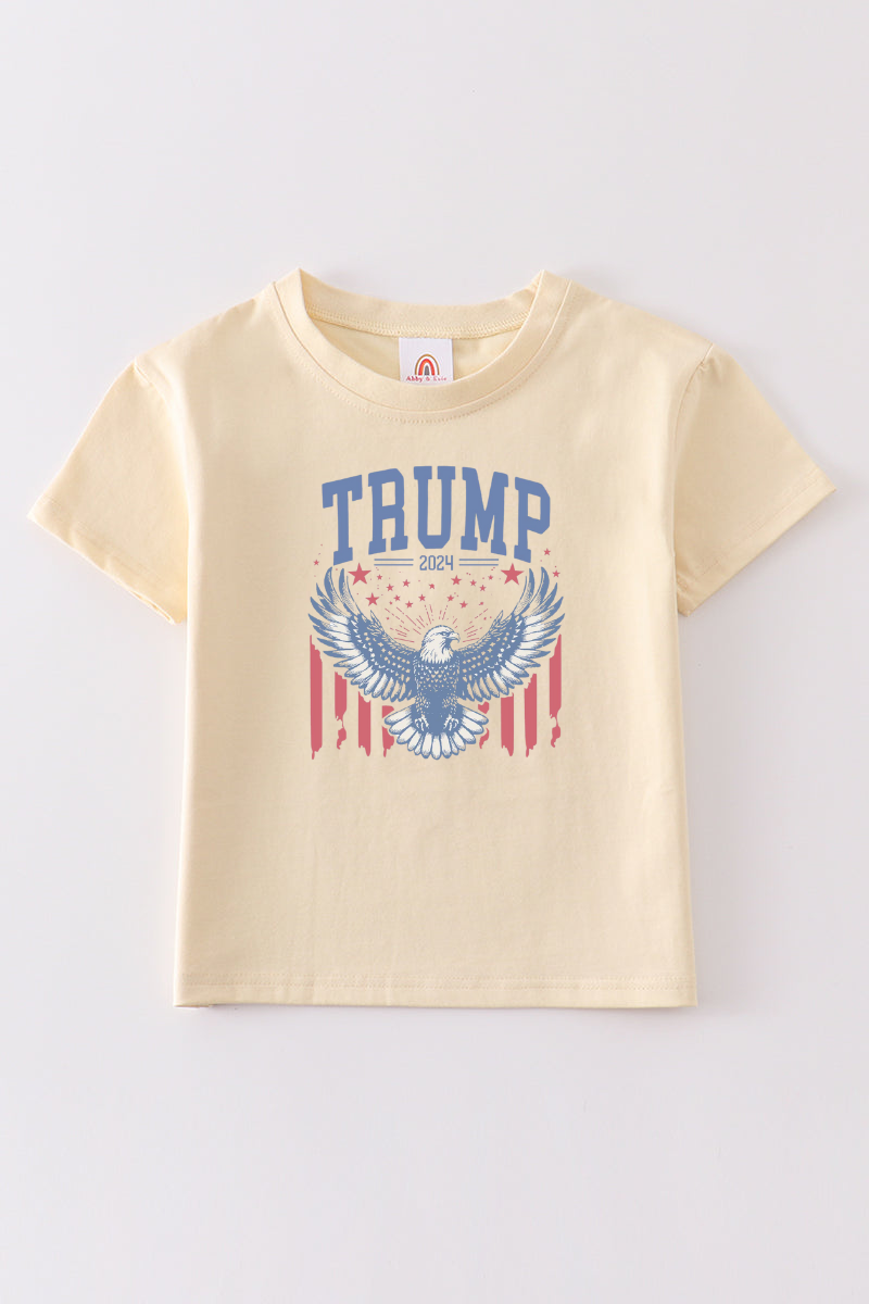 Beige Trump t-shirt Adult Kids and baby bubble