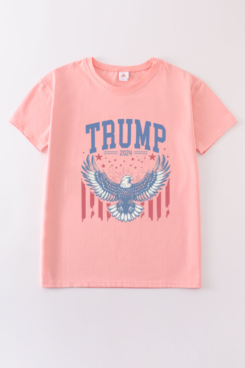 Pink Trump t-shirt Adult Kids and baby bubble