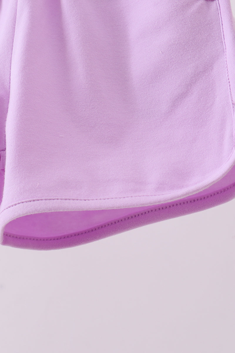 Premium Lilac bow shorts