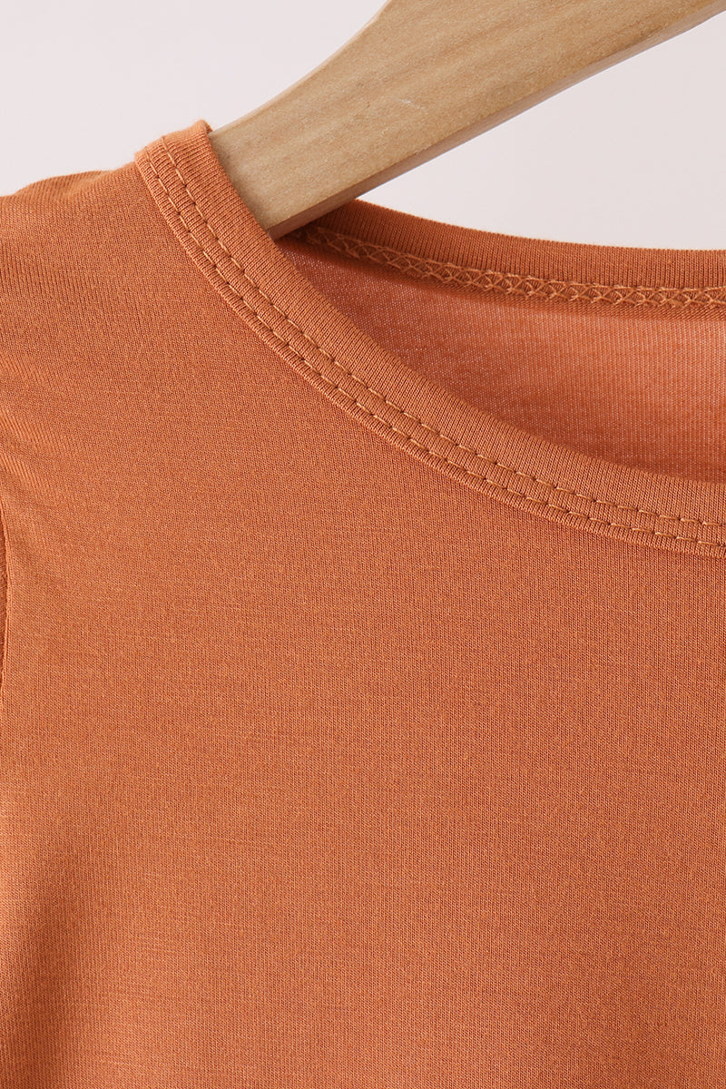 Caramel bamboo pajama set