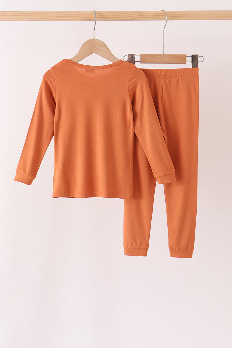 Caramel bamboo pajama set