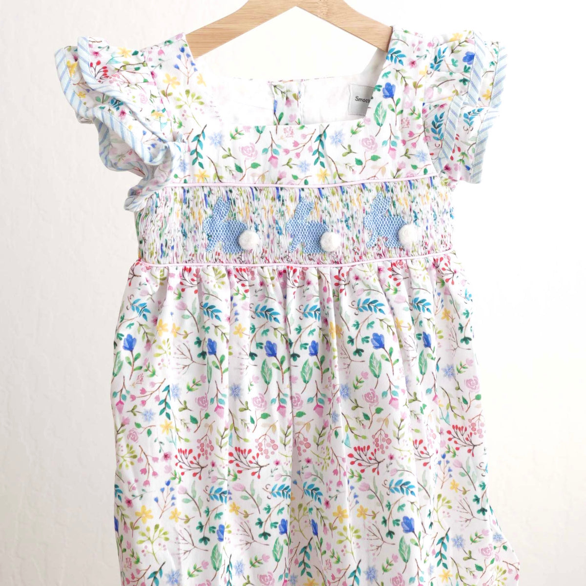 Easter Picnic Smocked Ruffle Dress