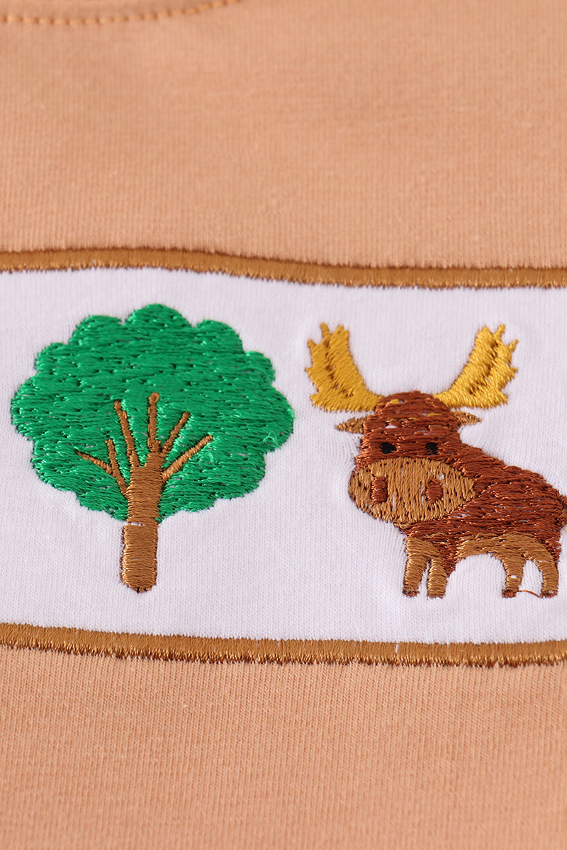 Khaki go hunting embroidery set