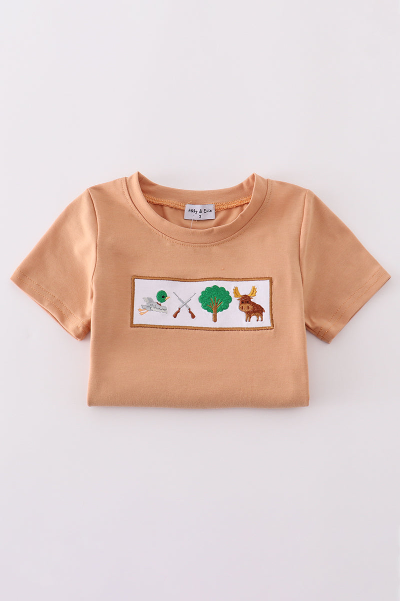 Khaki go hunting embroidery set