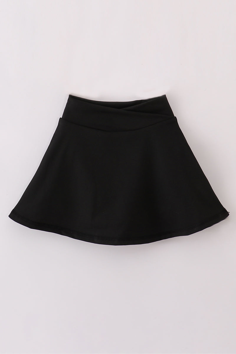 Black mom&me active skorts