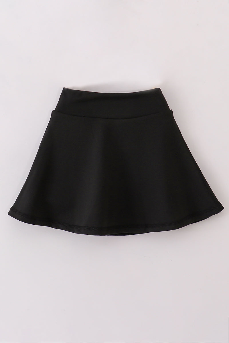 Black mom&me active skorts