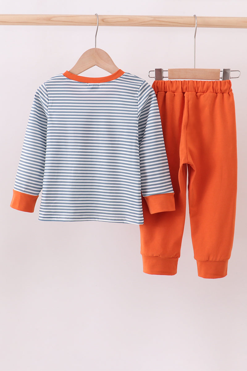 Jesus loves me embroidery boy set