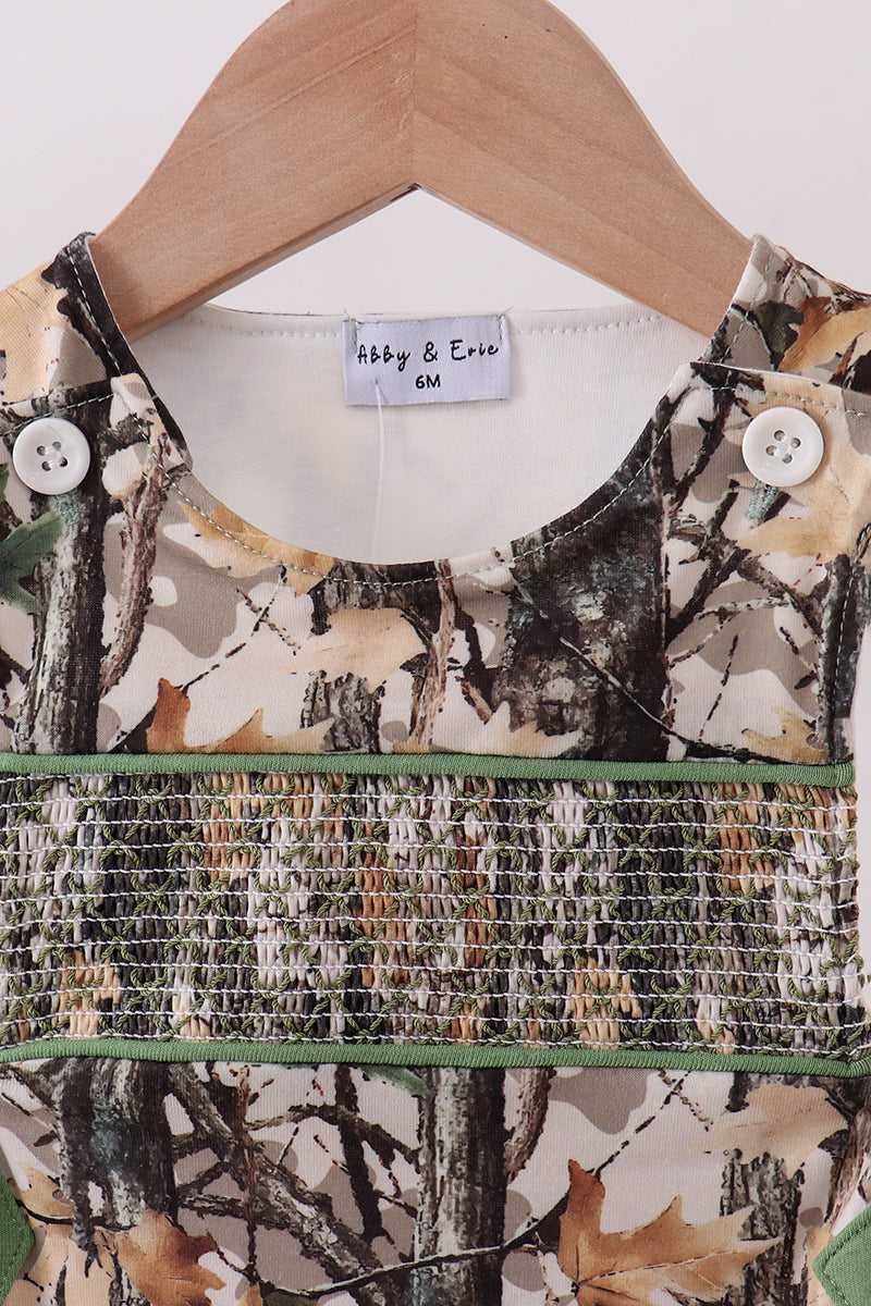 Camouflage smocked jonjon