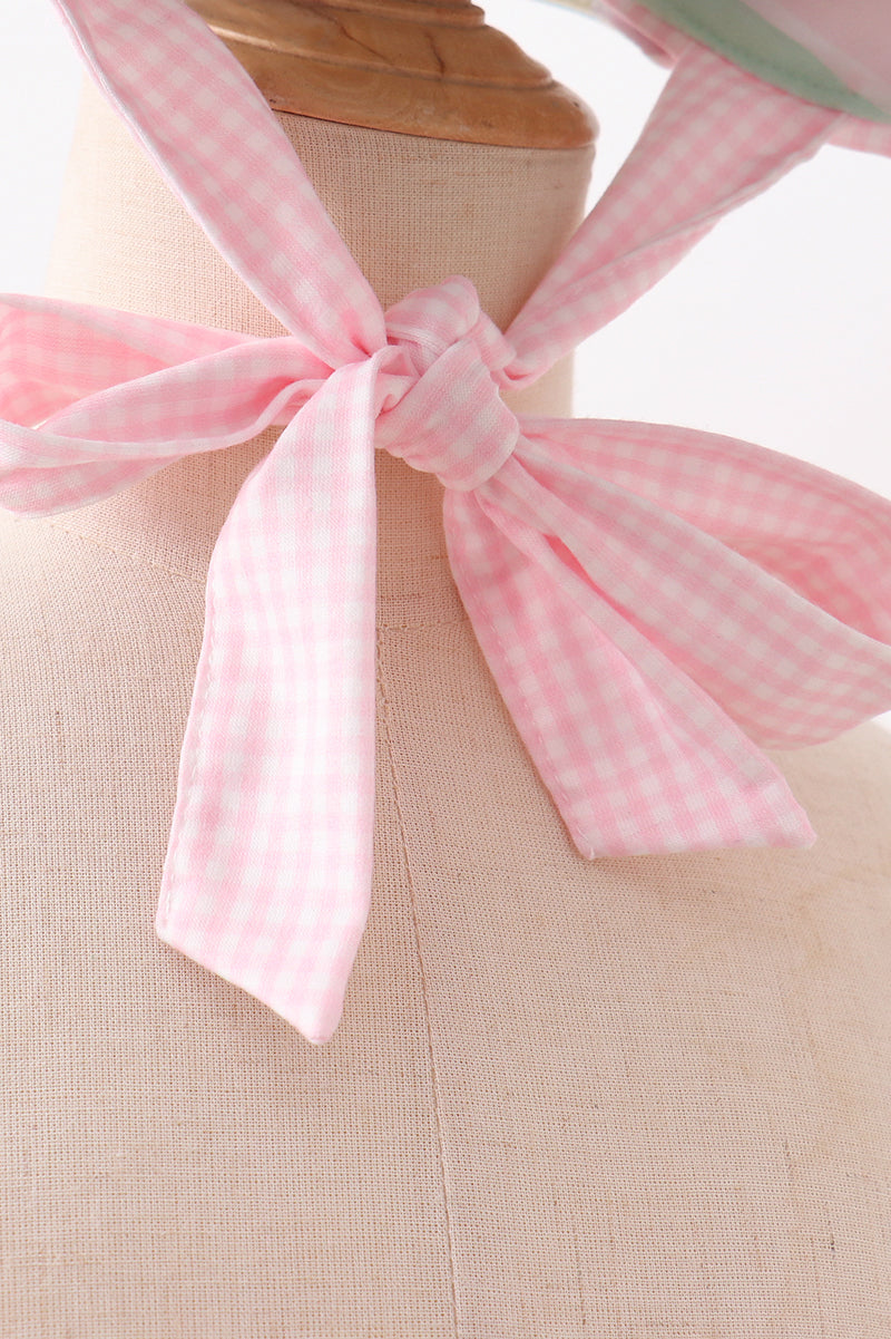 Rainbow stripe bonnet