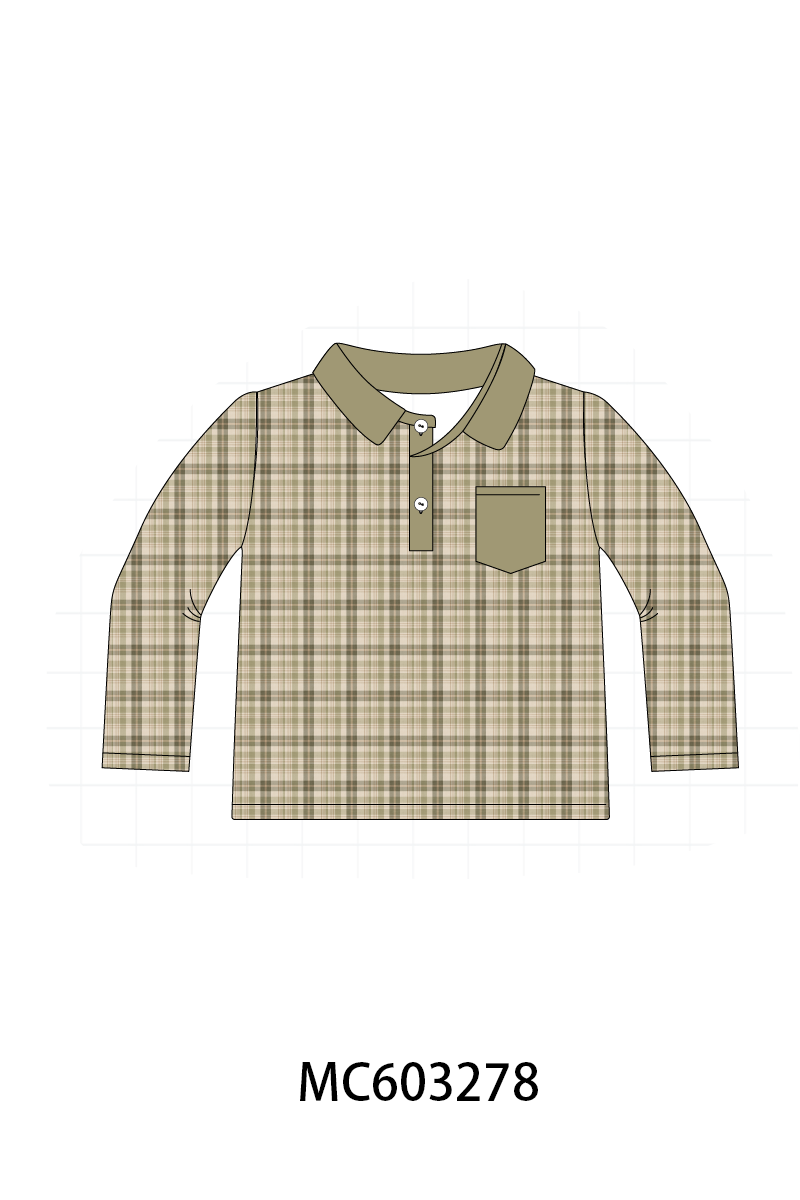 Oat Olive Plaid Button Shirt