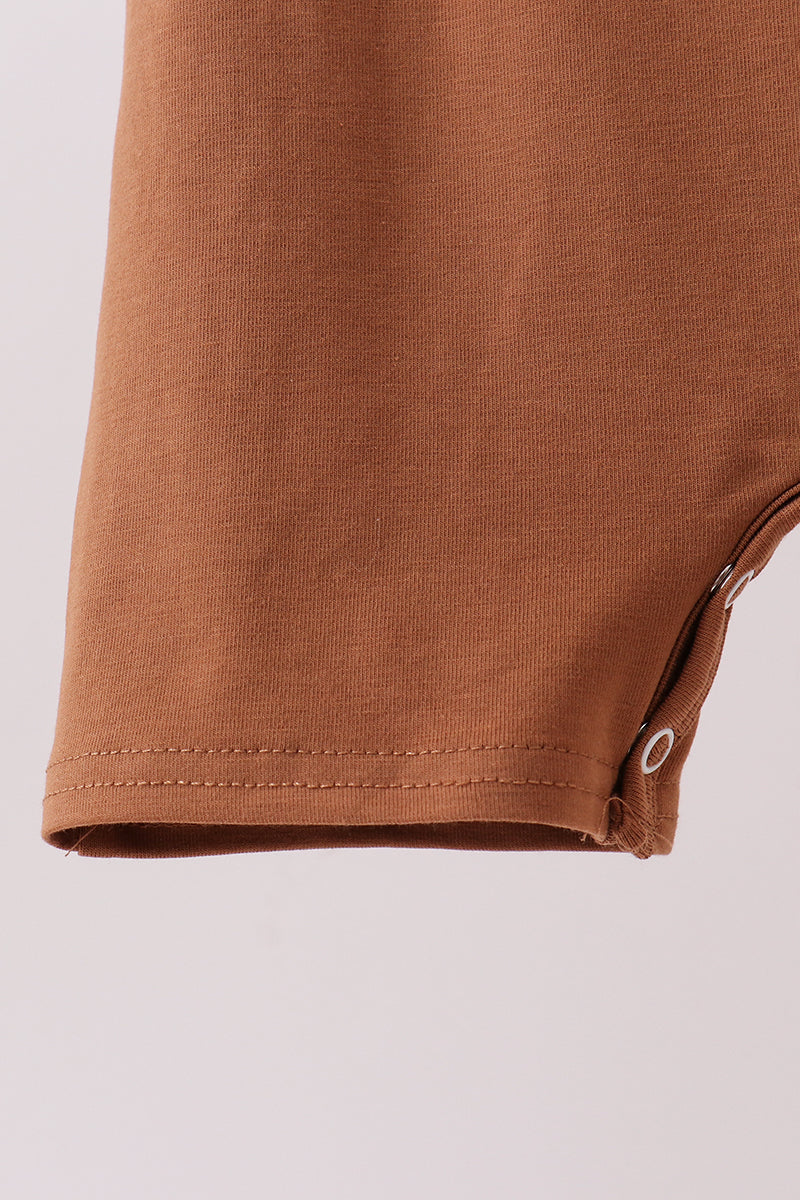 Brown Pumpkin Smocked Jon Jon