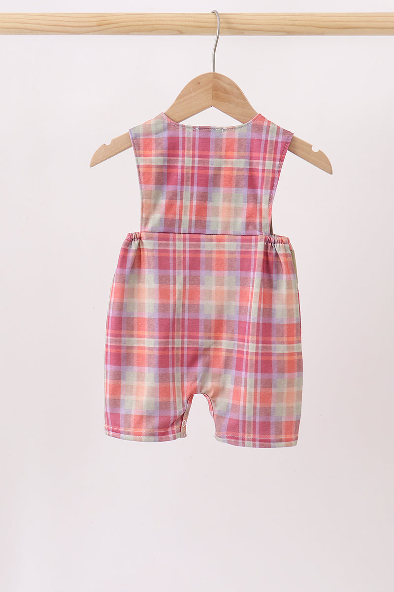Camel Pumpkin Embroidery Plaid Jon Jon