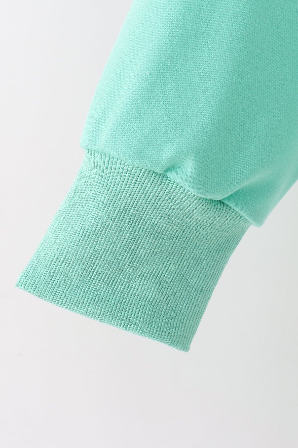 Mint Santa Sequin Mom&me Top