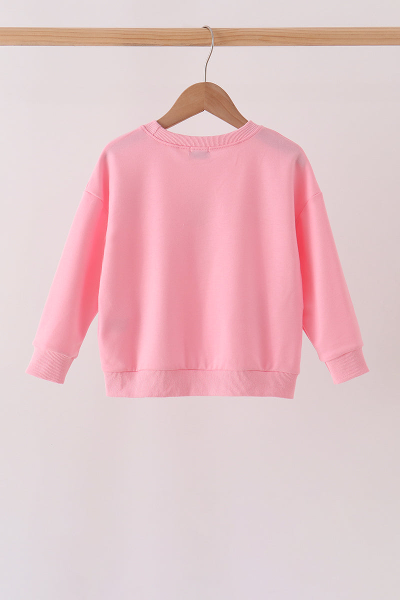 Pink Santa Sequin Top