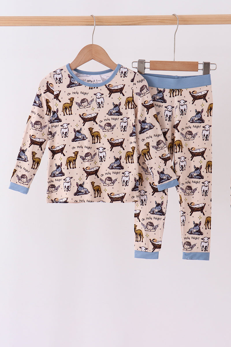 Oh Holy Night Bamboo Pajama Set