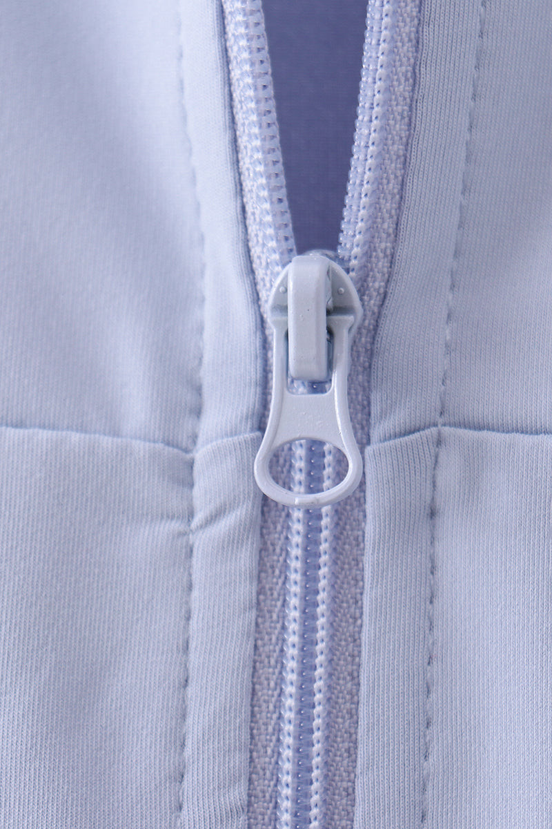 Blue active flare pants set