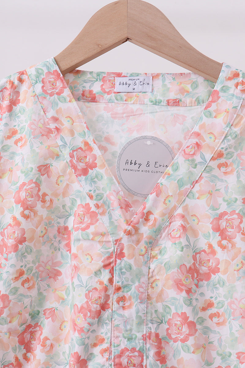 Floral romance tiered maxi dress