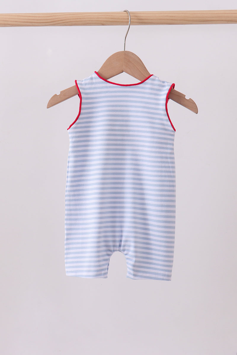 Red flag embroidery stripe jonjon