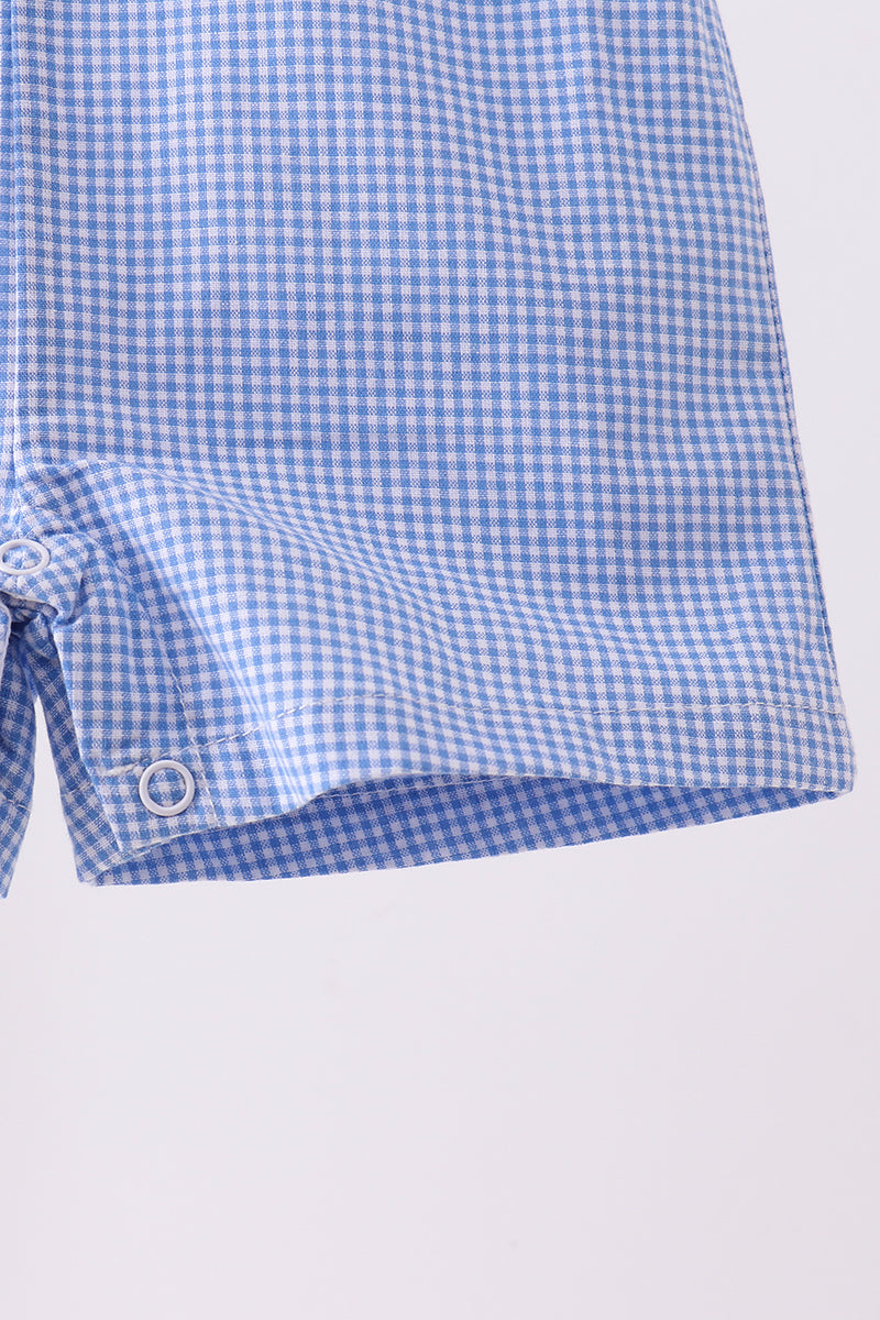 Blue gingham jonjon