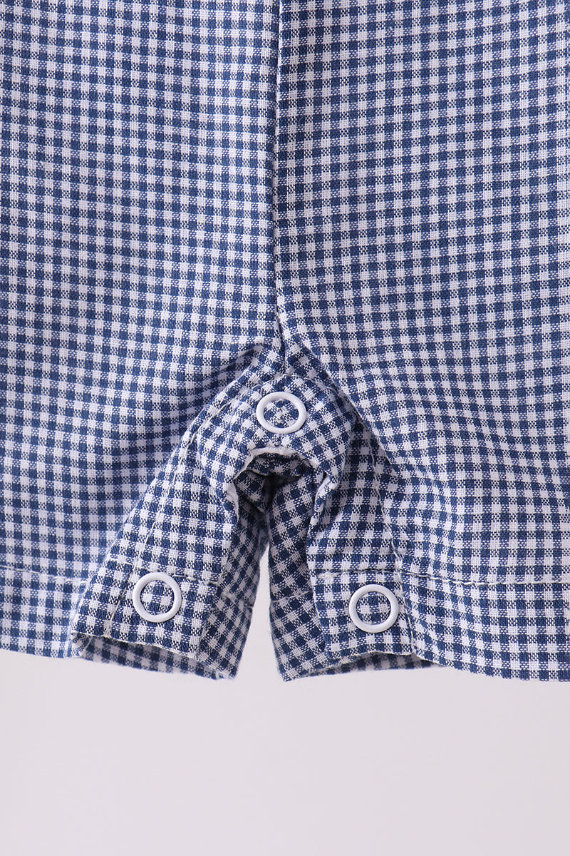 Navy gingham jonjon