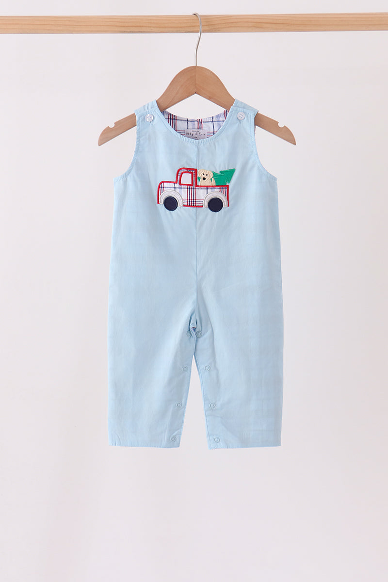 Blue plaid deer reversible jonjon