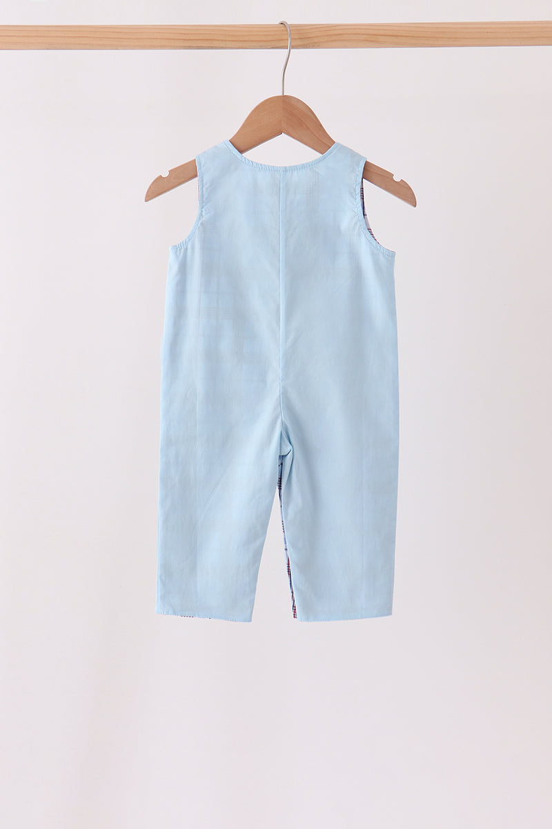 Blue plaid deer reversible jonjon