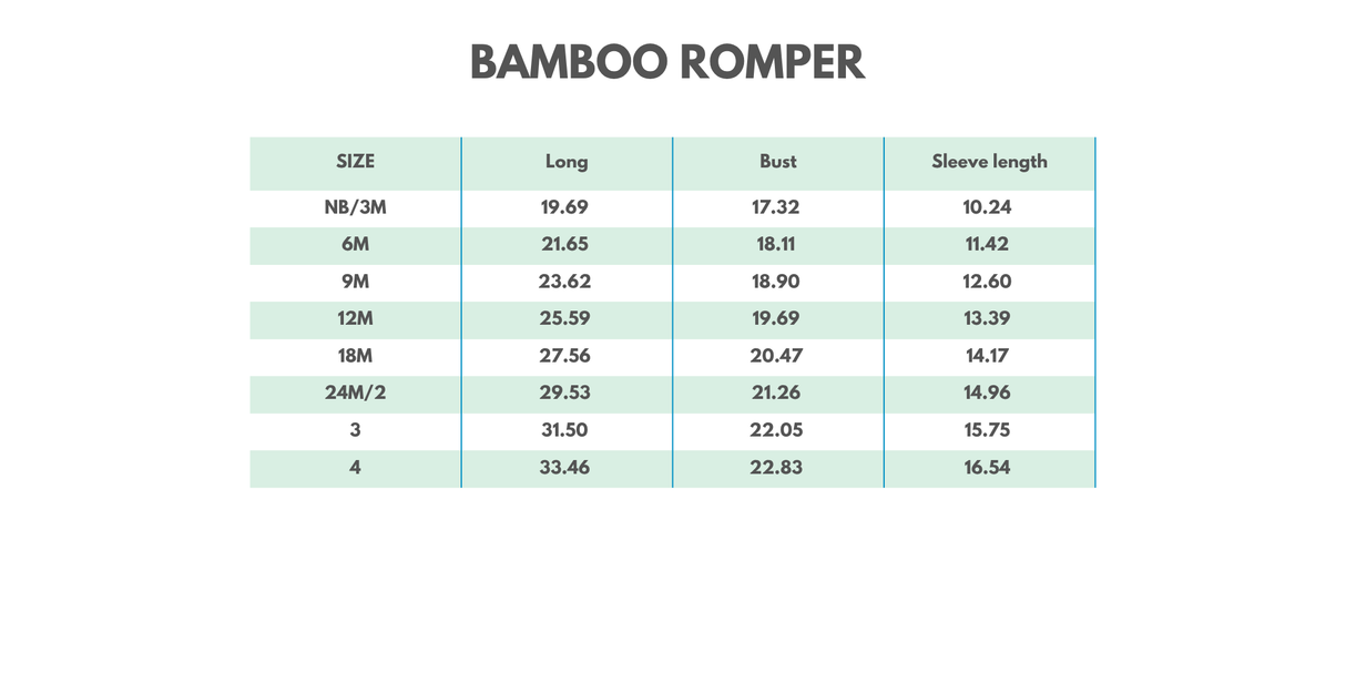 Blue Turtle Bamboo Romper
