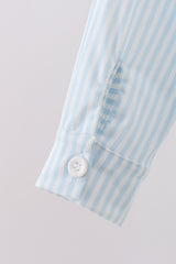 Christmas tree embroidery button down shirt