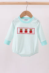 Blue bear embroidery bubble