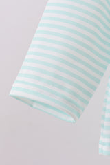 Blue bear embroidery top