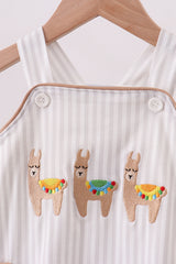 Brown alpaca embroidery jonjon