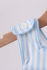 Blue I love MAMA smocked jonjon