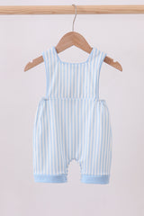 Blue I love MAMA smocked jonjon