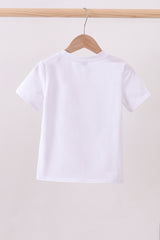 Pink clover glitter top