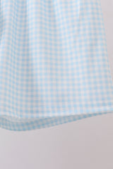 Blue bunny print set